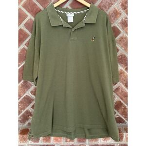 Vtg Walt Disney World Mickey Mouse Polo Golf Shirt Men's 3XL Green Embroidered
